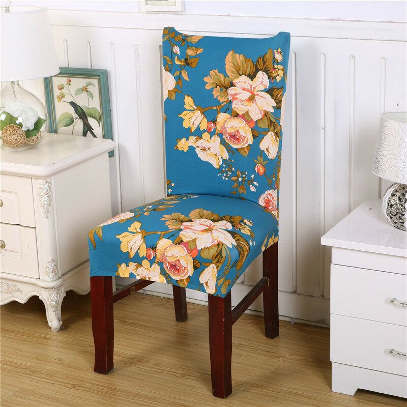 Stretched Flower Contracted Moderne Stoltrekk Dekker Slipcover Romdekor