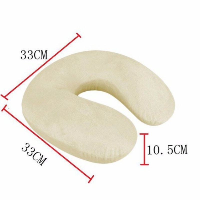 U-form Bilpute Memory Foam Ammepute For Pleie Av Livmorhalsen