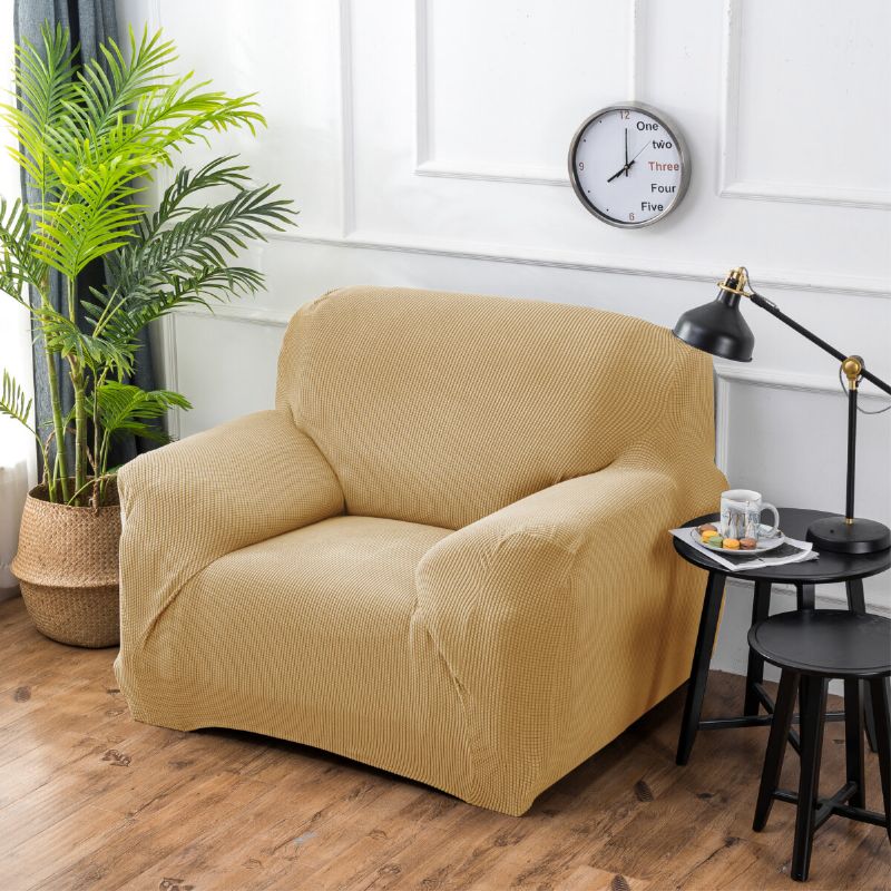 Vinter Fortykket Spandex Elastisk Stretch Sofatrekk Slipcover Sofa 1/2/3/4 Seter