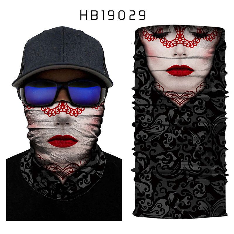 3d Joker Digital Printing Sport Variety Magic Riding Hood Mask Hette