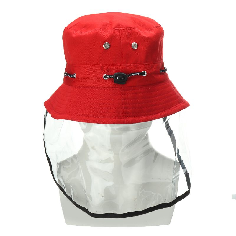 Anti-spytt Beskyttelsesmaske Hat Anti-dugg Anti-splash Fisherman Full Face Cap