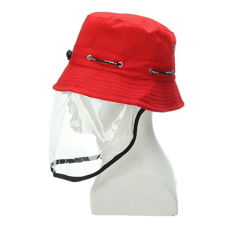 Anti-spytt Beskyttelsesmaske Hat Anti-dugg Anti-splash Fisherman Full Face Cap