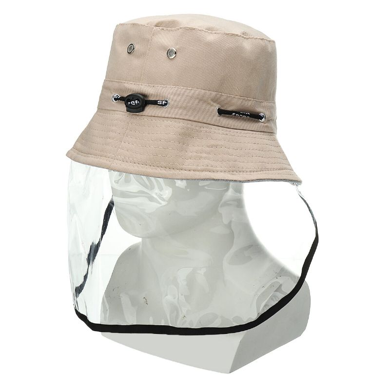 Anti-spytt Beskyttelsesmaske Hat Anti-dugg Anti-splash Fisherman Full Face Cap