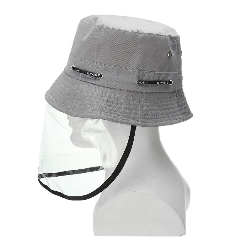 Anti-spytt Beskyttelsesmaske Hat Anti-dugg Anti-splash Fisherman Full Face Cap