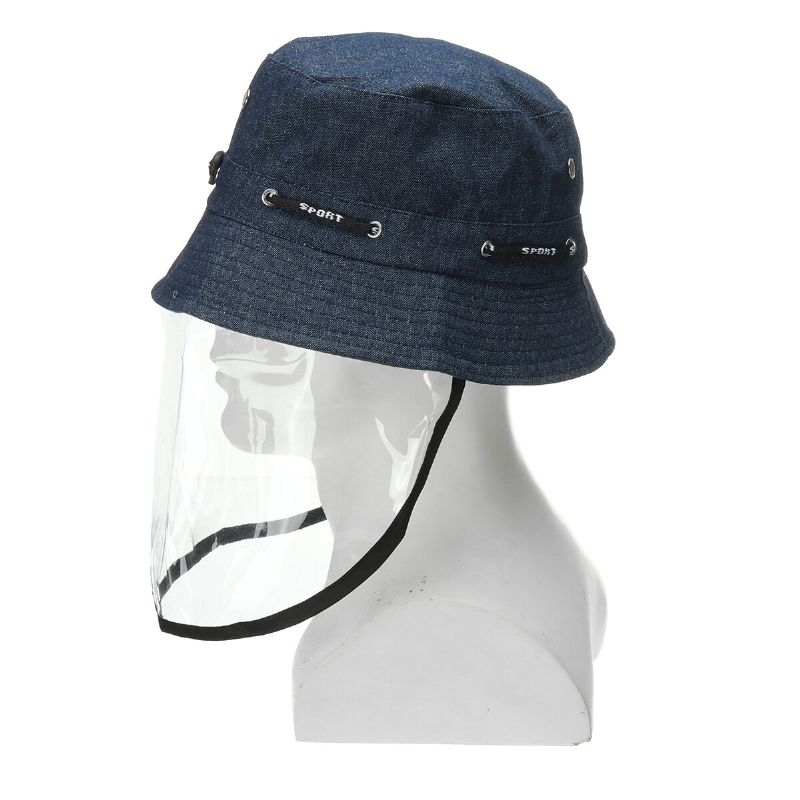 Anti-spytt Beskyttelsesmaske Hat Anti-dugg Anti-splash Fisherman Full Face Cap