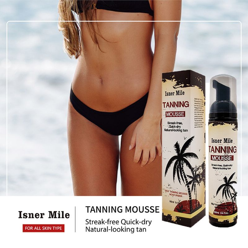 Body Self Tanners Cream Summer Wheat Color Strekfri Tanning Mousse For Bronzer