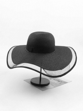 Dame Mesh Vogue Solkrem Bøtte Stråhatt Utendørs Casual Travel Beach Sea Hat