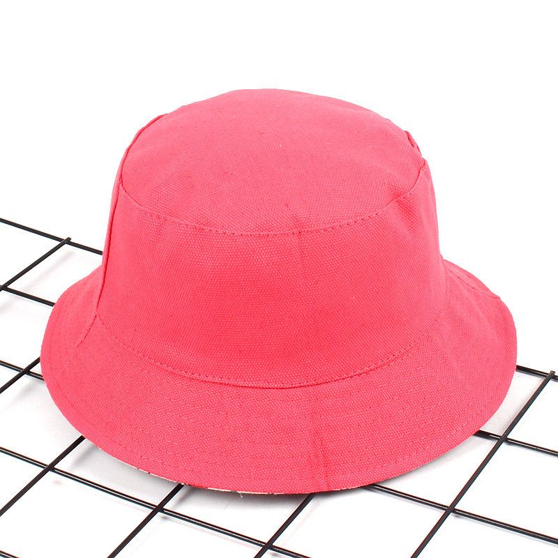 Dametrykk Flamingo Canvas Bøttehatt Utendørs Solseil Fisherman Cap