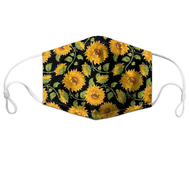 Dasiy Flower Print Face Mask 7-delt Pakningssett Daisy Pm2.5 Masks