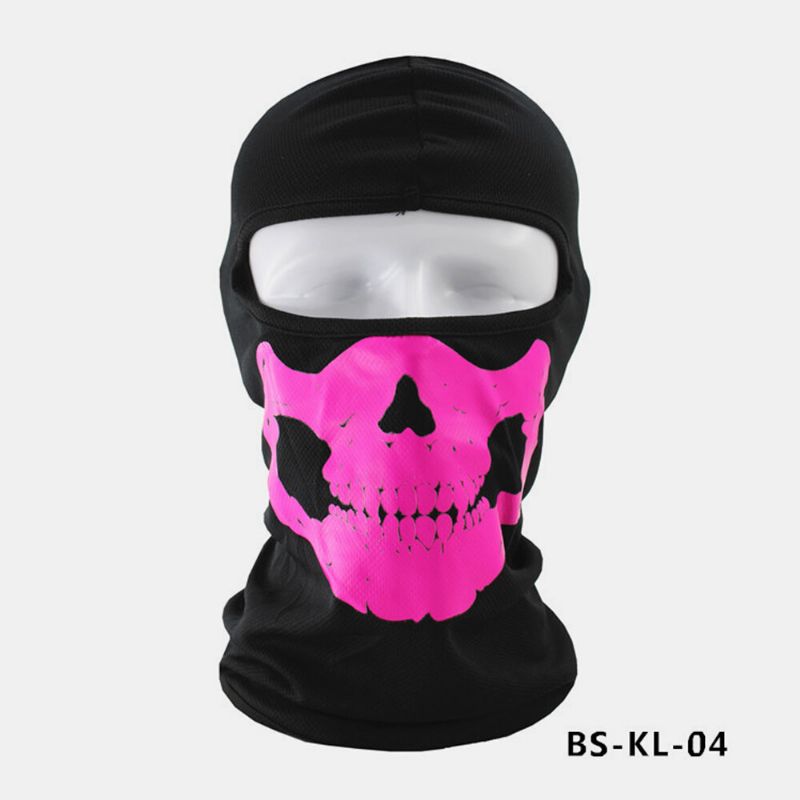 Halloween Outdoor Cs Head Cover Skull Pattern Mask