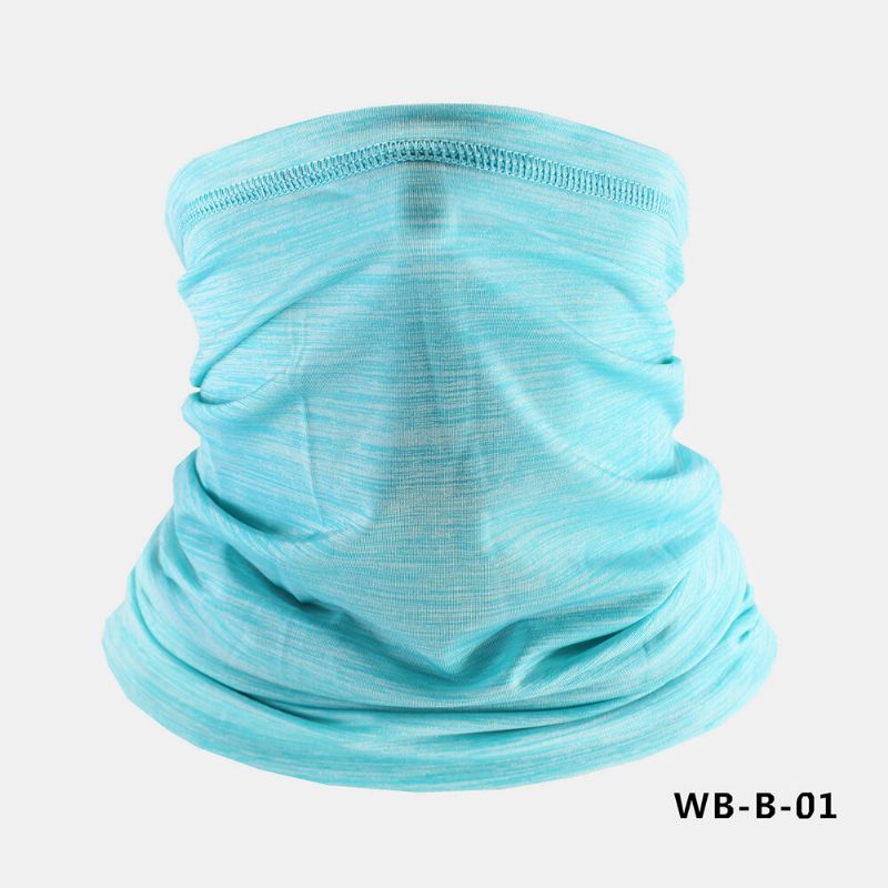 Ice Silk Sunscreen Turban Triangle Skjerf Pustende Riding Mask