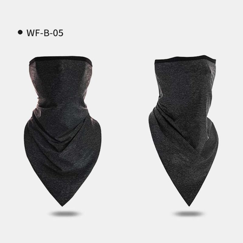 Ice Silk Triangle Skjerf Sommer Tynn Turban Solkrem Mask