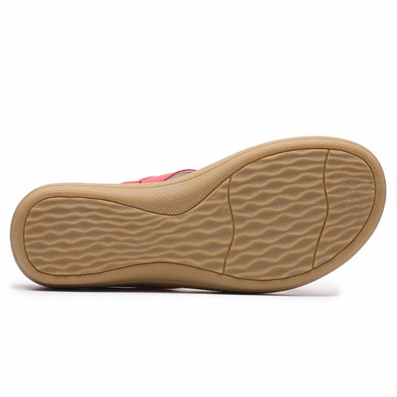 Kvinner Cut-out Pustende Bærbare Comfy Casual Beach Wedges Tøfler