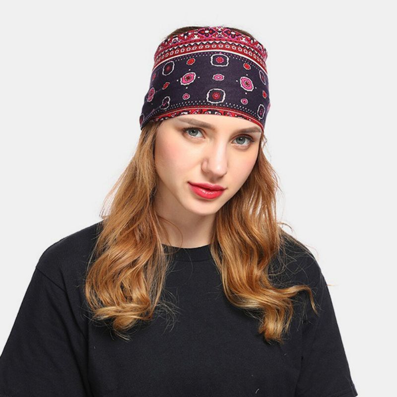 Kvinner Floral Kreft Chemo Hat Beanie Skjerf Turban Head Wrap Cap