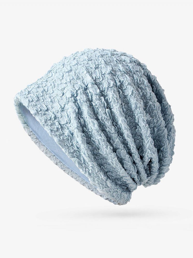 Kvinner Polyester Tynn Pustende Solskjerm Vår Høst Utendørs Turban Hat Beanie Hat