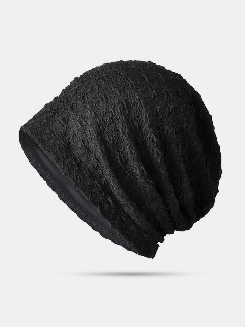 Kvinner Polyester Tynn Pustende Solskjerm Vår Høst Utendørs Turban Hat Beanie Hat