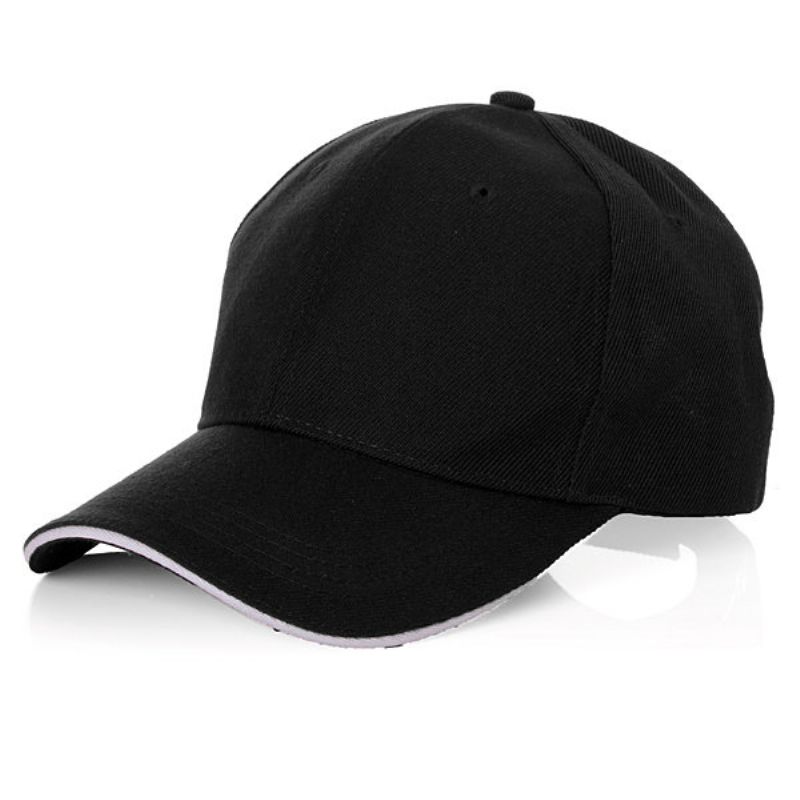 Menn Dame Justerbar Outdoor Sport Hat Baseball Golf Tennis Vandring Ball Cap