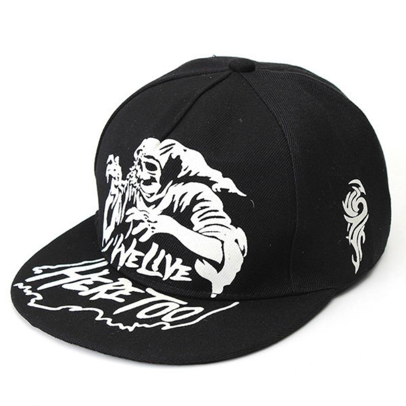 Menn Kvinner Baseball Snapback Justerbar Cap Luminous Night Glow Hip-hop Dance Hat