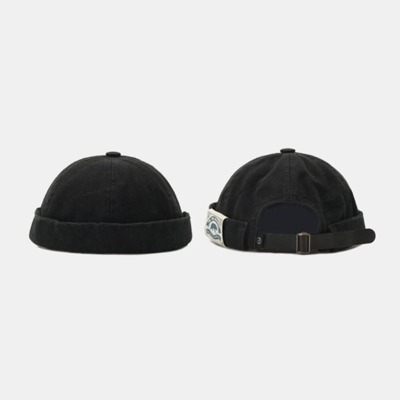 Menn Og Kvinner Retro Street Hip Hop Hodeskalle Caps Wild Skull Cap Brimless Hatter