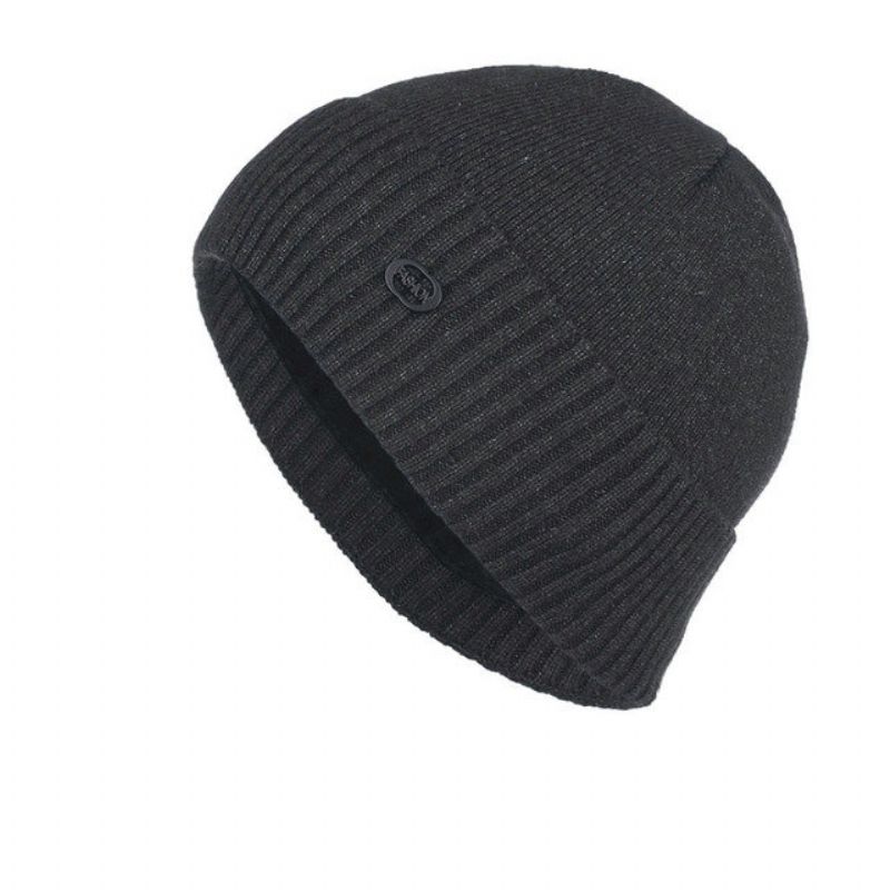 Menns Kvinner Plus Vanlig Hode Cap Strikket Genser Cap Beanie Hats