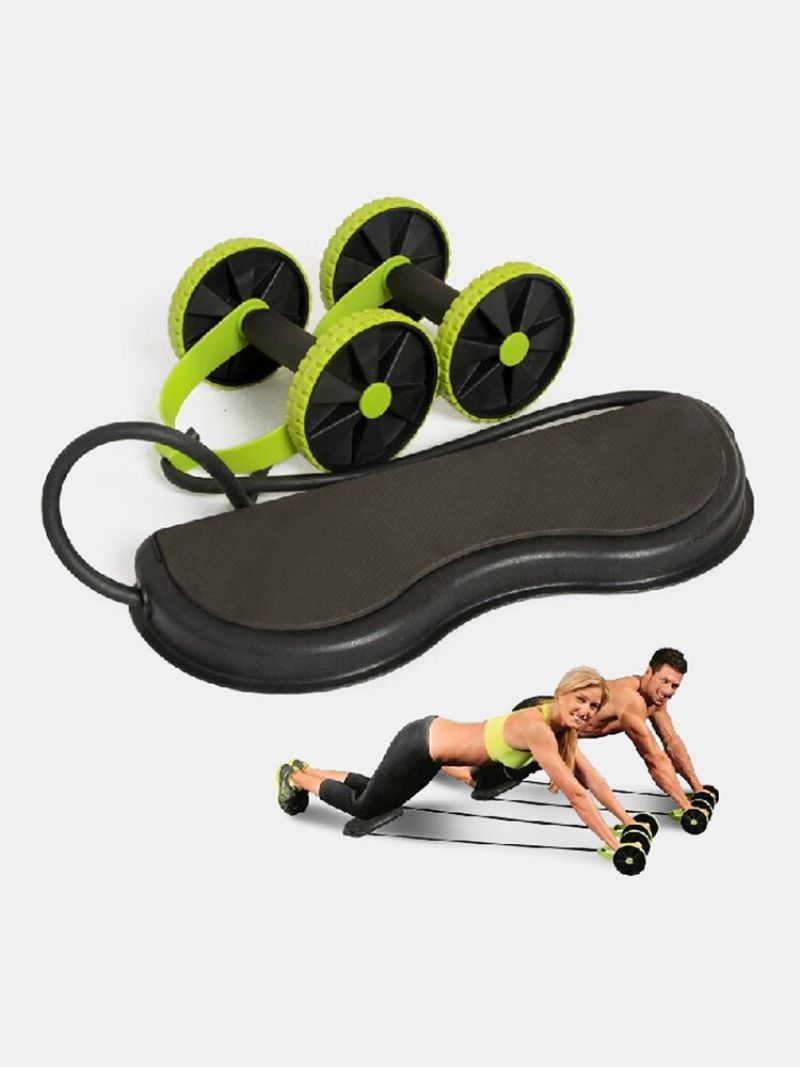 Multifunksjonelt Abdominal Wheel Fitness Power Roller Silent Plasticwaist Ben Treningsutstyr