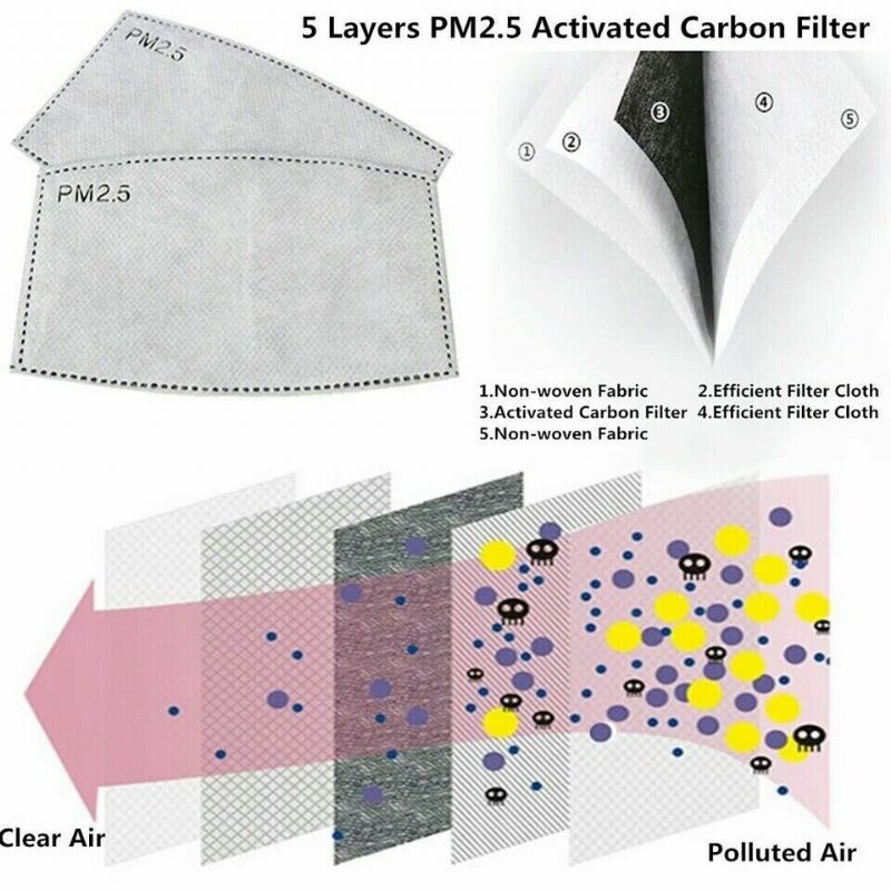 Pm2.5 P2 Ansiktsmaskefilter Kjøp Ti For 50 % Rabatt Aktivt Karbonpustefilter Voksne