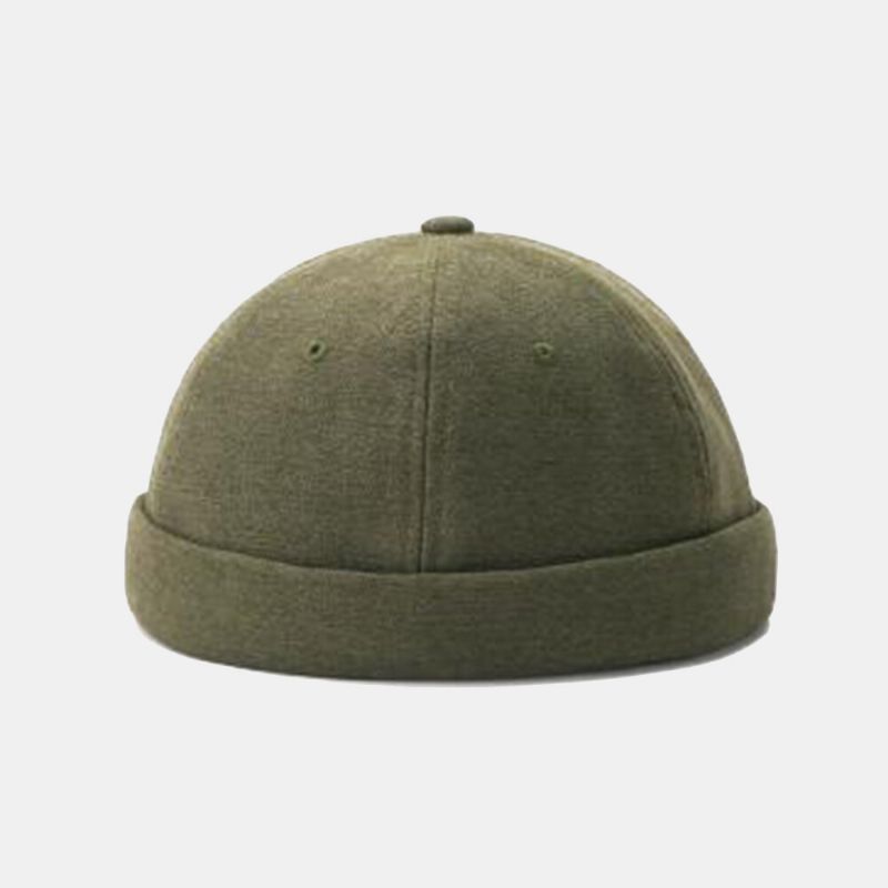 Skull Caps Kvinne Mote Bokstaver Brodert Brimless Hats