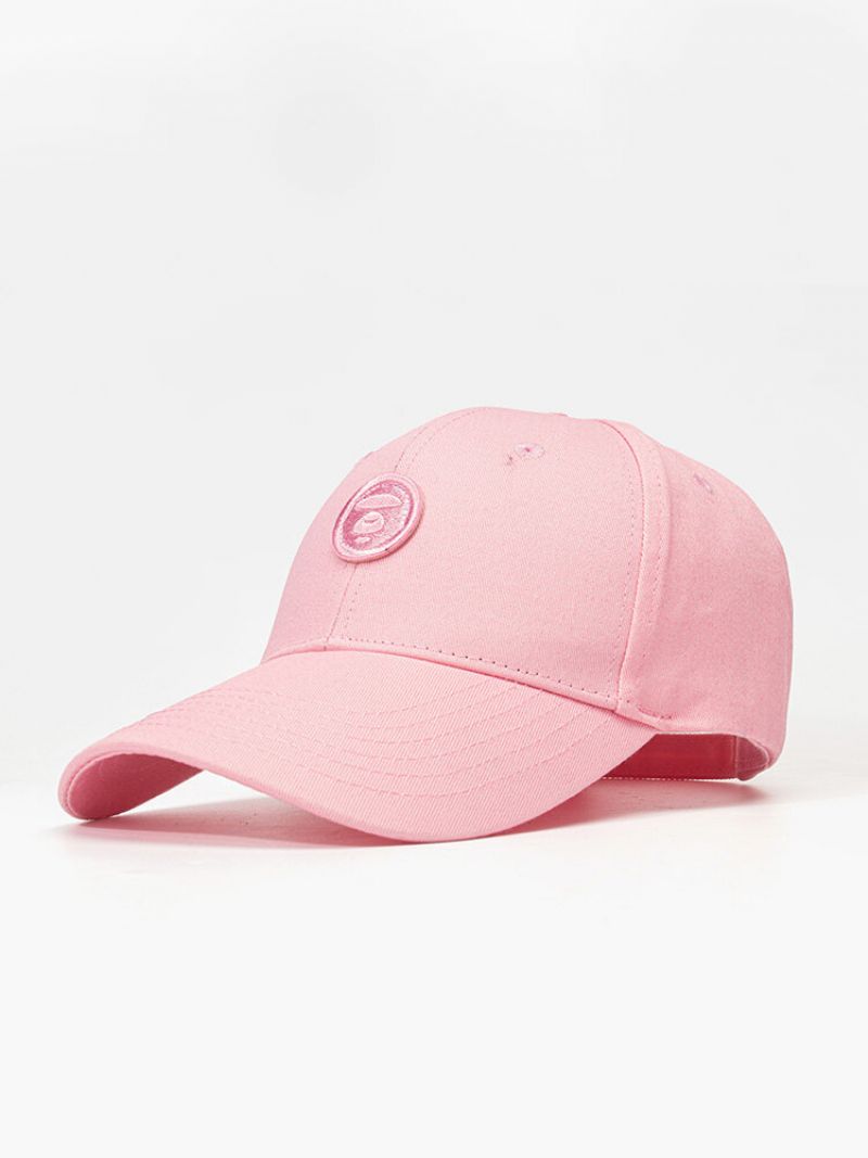 Unisex Bomull Ensfarget Geometrisk Mønster Broderi Mote Baseballcaps