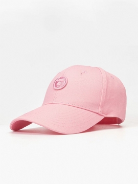 Unisex Bomull Ensfarget Geometrisk Mønster Broderi Mote Baseballcaps