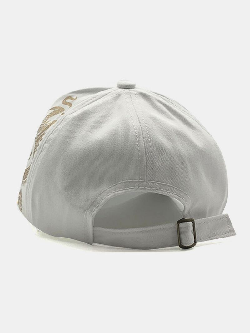 Unisex Bomull Kinesisk Dragemønster Mote Hip-hop-stil Solseil Baseballhatt