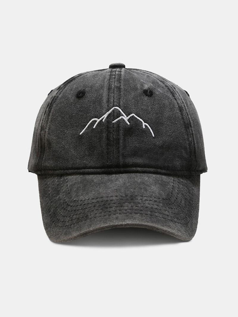 Unisex Bomull Utendørs Sport Vasket Gammel Fjellklatring Fiske Solkrem Solskjerm Baseballcap