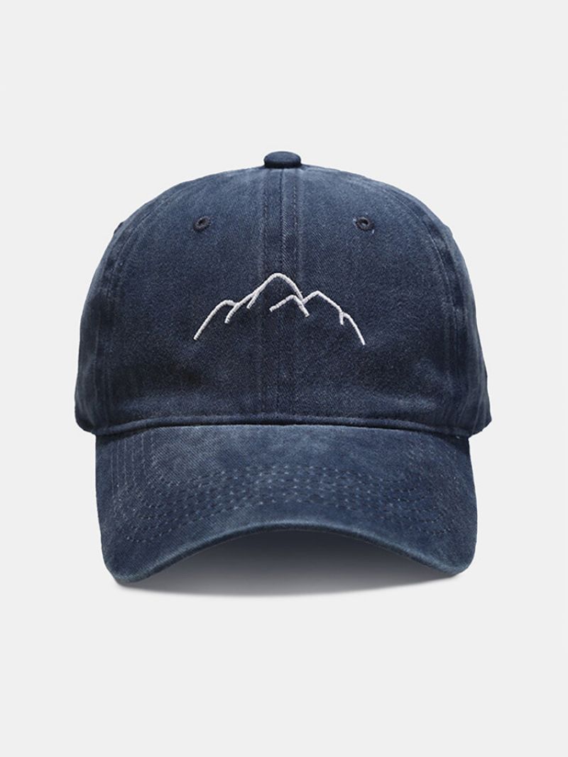 Unisex Bomull Utendørs Sport Vasket Gammel Fjellklatring Fiske Solkrem Solskjerm Baseballcap