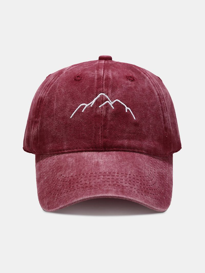 Unisex Bomull Utendørs Sport Vasket Gammel Fjellklatring Fiske Solkrem Solskjerm Baseballcap