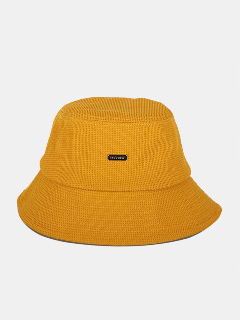 Unisex Polyester Bomull Utendørs Casual Solhatt Solkrem Anti-uv Bøttehatt