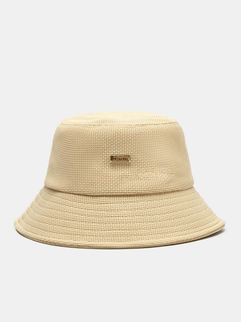 Unisex Polyester Bomull Utendørs Casual Solhatt Solkrem Anti-uv Bøttehatt