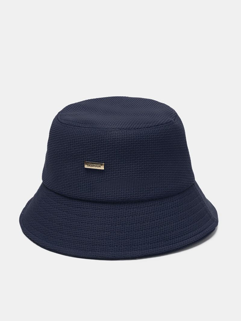 Unisex Polyester Bomull Utendørs Casual Solhatt Solkrem Anti-uv Bøttehatt