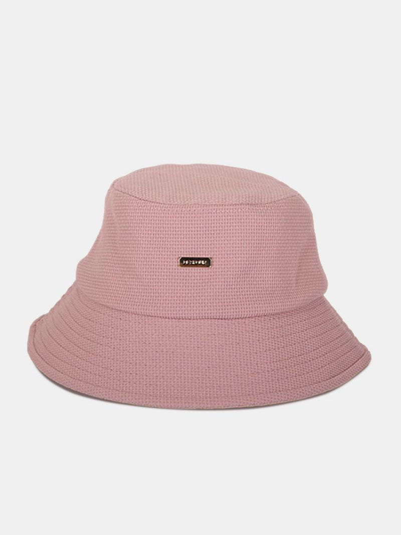 Unisex Polyester Bomull Utendørs Casual Solhatt Solkrem Anti-uv Bøttehatt