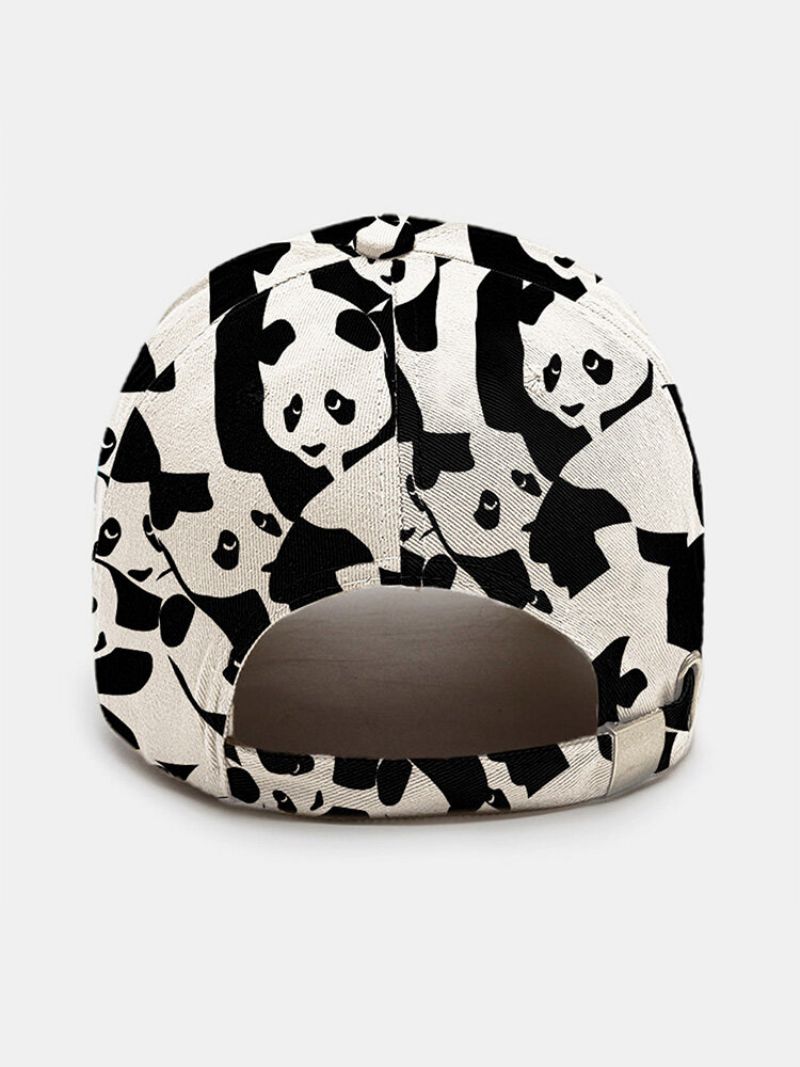 Vinter-ol Beijing 2023 Unisex Polyester Bomull Overlegg Tegneserie Panda Mønster Print Justerbar Mote Baseball Cap