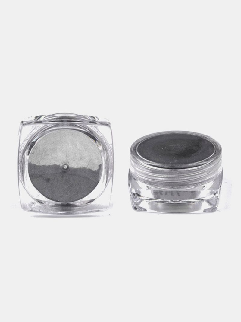 1g Magic Mirror Black Nail Glitter Powder Glatte Negler Art Krom Pigment Støv Manikyr Diy Decorati