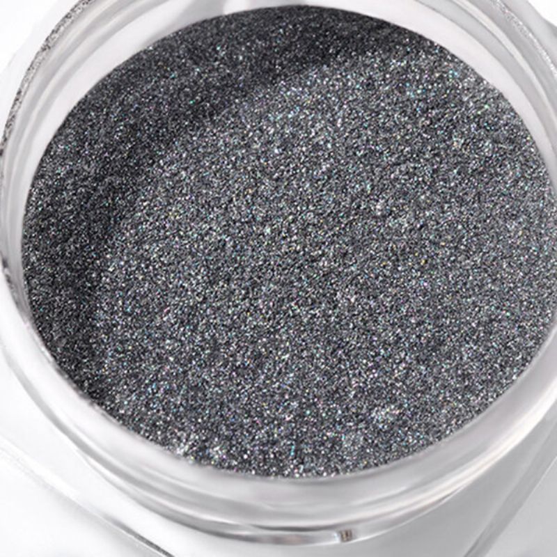 1g Magic Mirror Black Nail Glitter Powder Glatte Negler Art Krom Pigment Støv Manikyr Diy Decorati