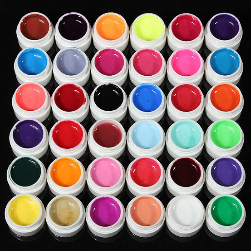 36 Farger 8ml Pure Colors Uv Gel Extension Nail Art Design