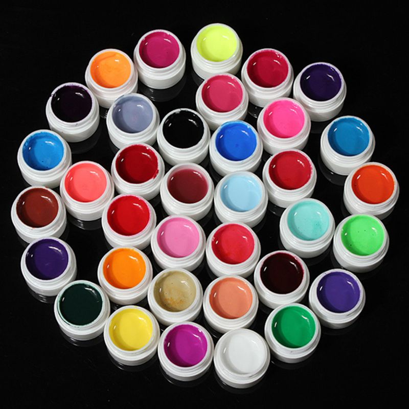 36 Farger 8ml Pure Colors Uv Gel Extension Nail Art Design