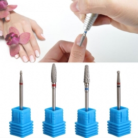 Carbide Nail Drill Bits File Cuticle Clean Burr For Salon Manikyr Pedikyr