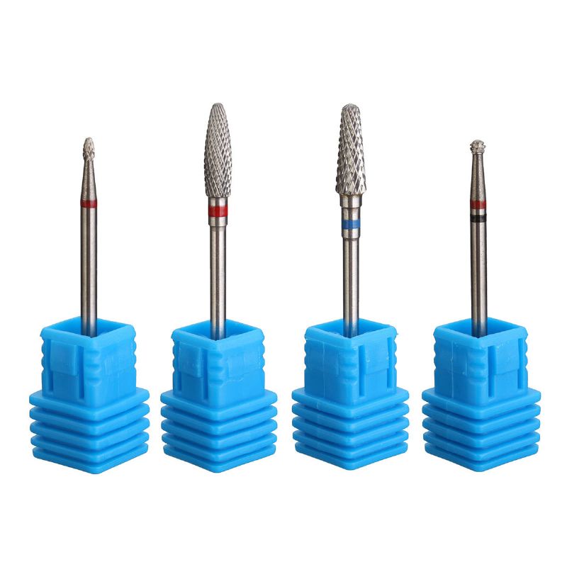 Carbide Nail Drill Bits File Cuticle Clean Burr For Salon Manikyr Pedikyr