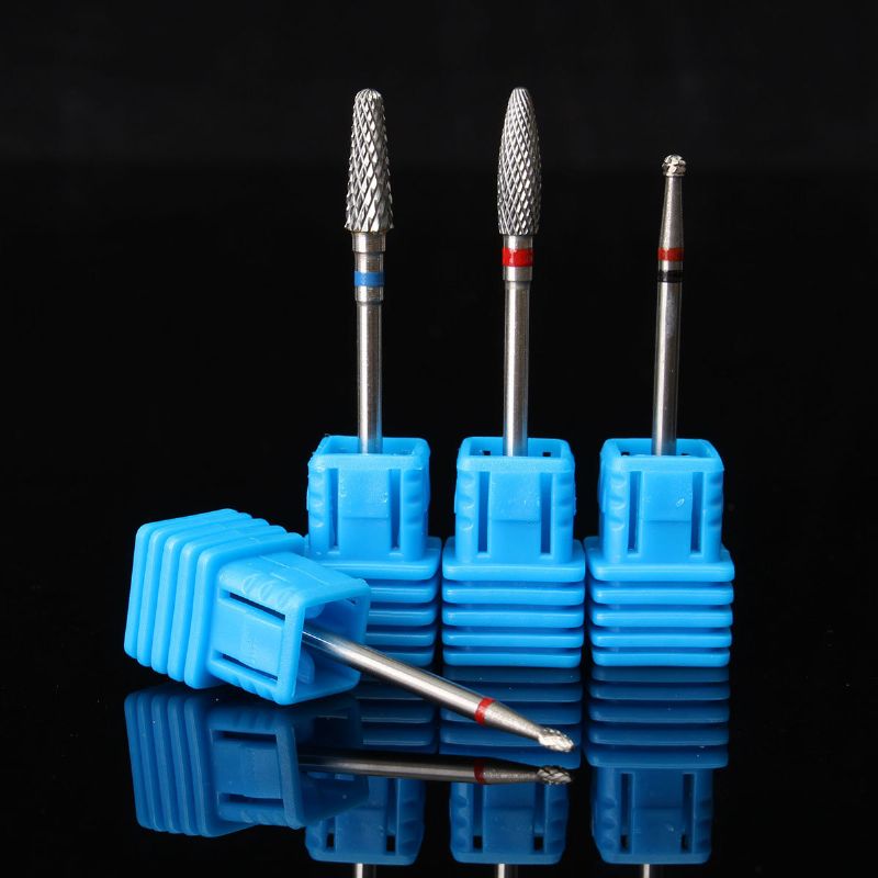 Carbide Nail Drill Bits File Cuticle Clean Burr For Salon Manikyr Pedikyr