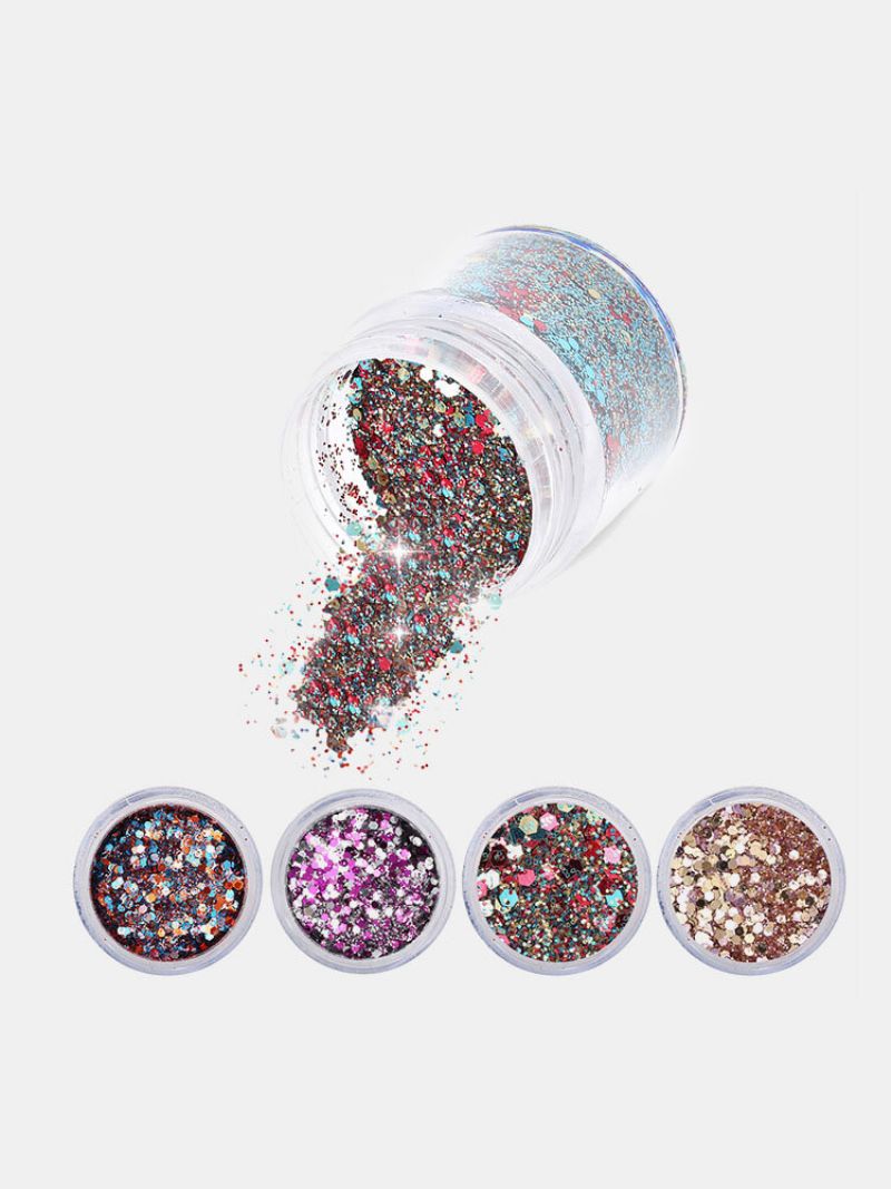 Nail Art Glitter Dust Powder Paljetter Tips 3d Manikyr Dekor