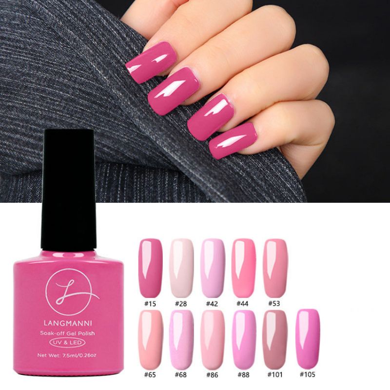 Princess Pink Nail Gel Polish Soak-off Uv Gel Fargerik Langvarig Gel Lack Diy Art