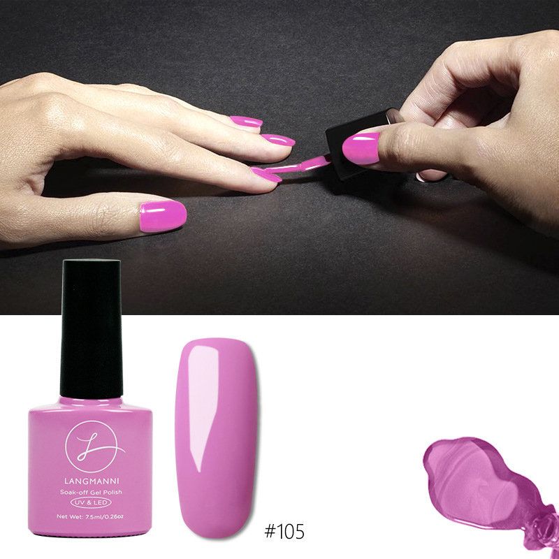 Princess Pink Nail Gel Polish Soak-off Uv Gel Fargerik Langvarig Gel Lack Diy Art