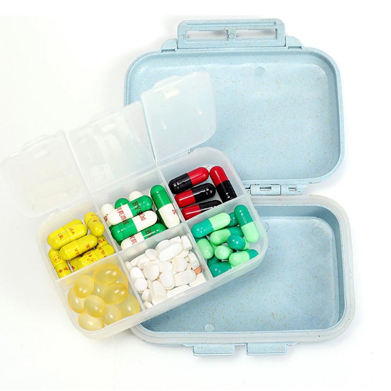 7 Day Organizer Mini Pilleboks Plast Medisinboks For Piller Vitamintabletter En Ukes Pillebeholder