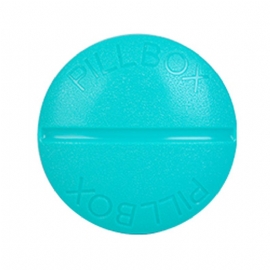 Macaron Color Round 4 Section Pill Box Portable Small Week Travel Dispensing Drug Storage Mini Box